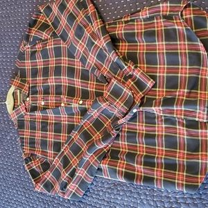 Bonobos mens flannel shirt standard fit large